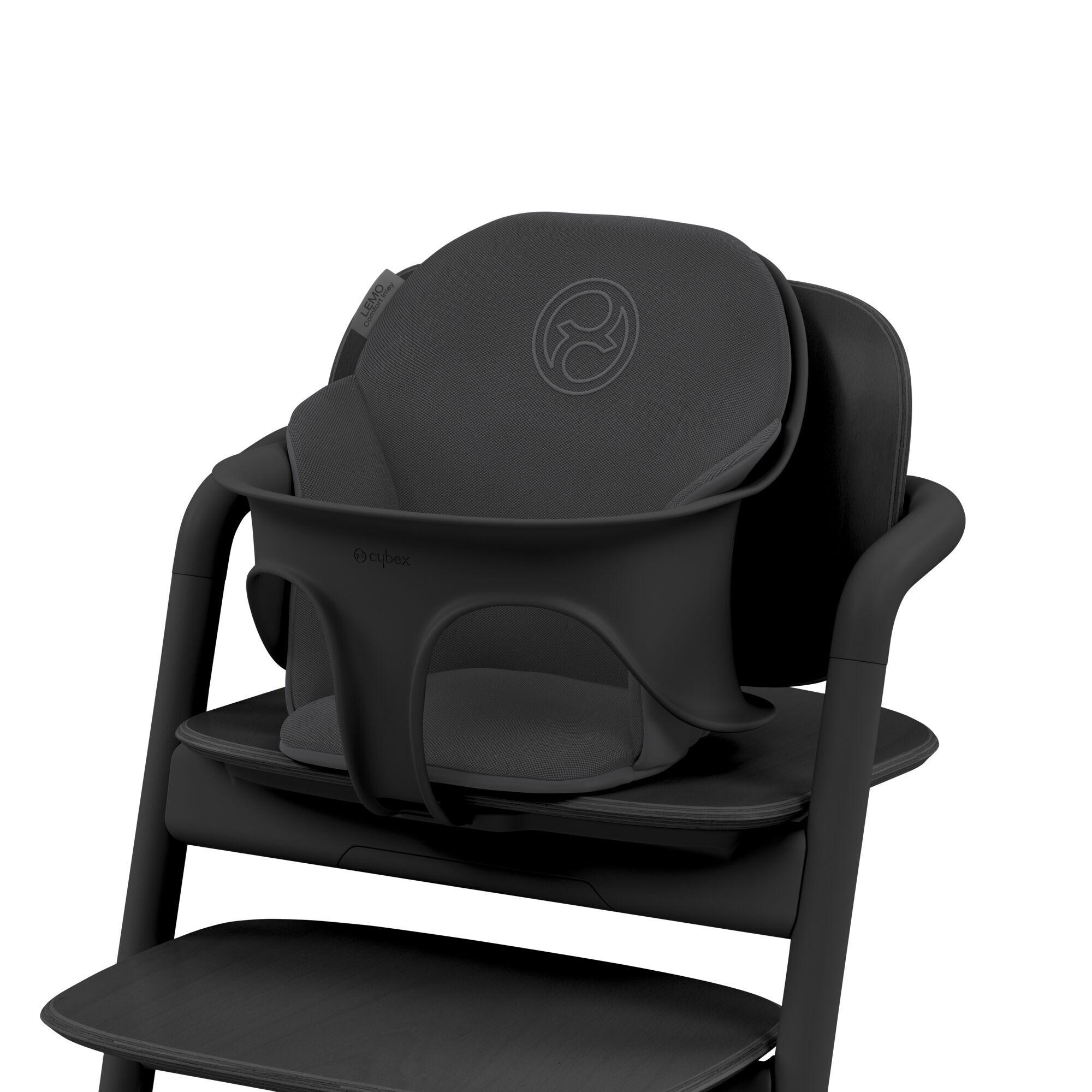 Вкладыш мягкий для стульчика Lemo Stunning Black черный (521003287) - фото 1