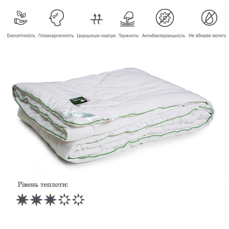 Одеяло бамбуковое Руно, 205х172 см, белый (316.52Easy Bambu) - фото 1