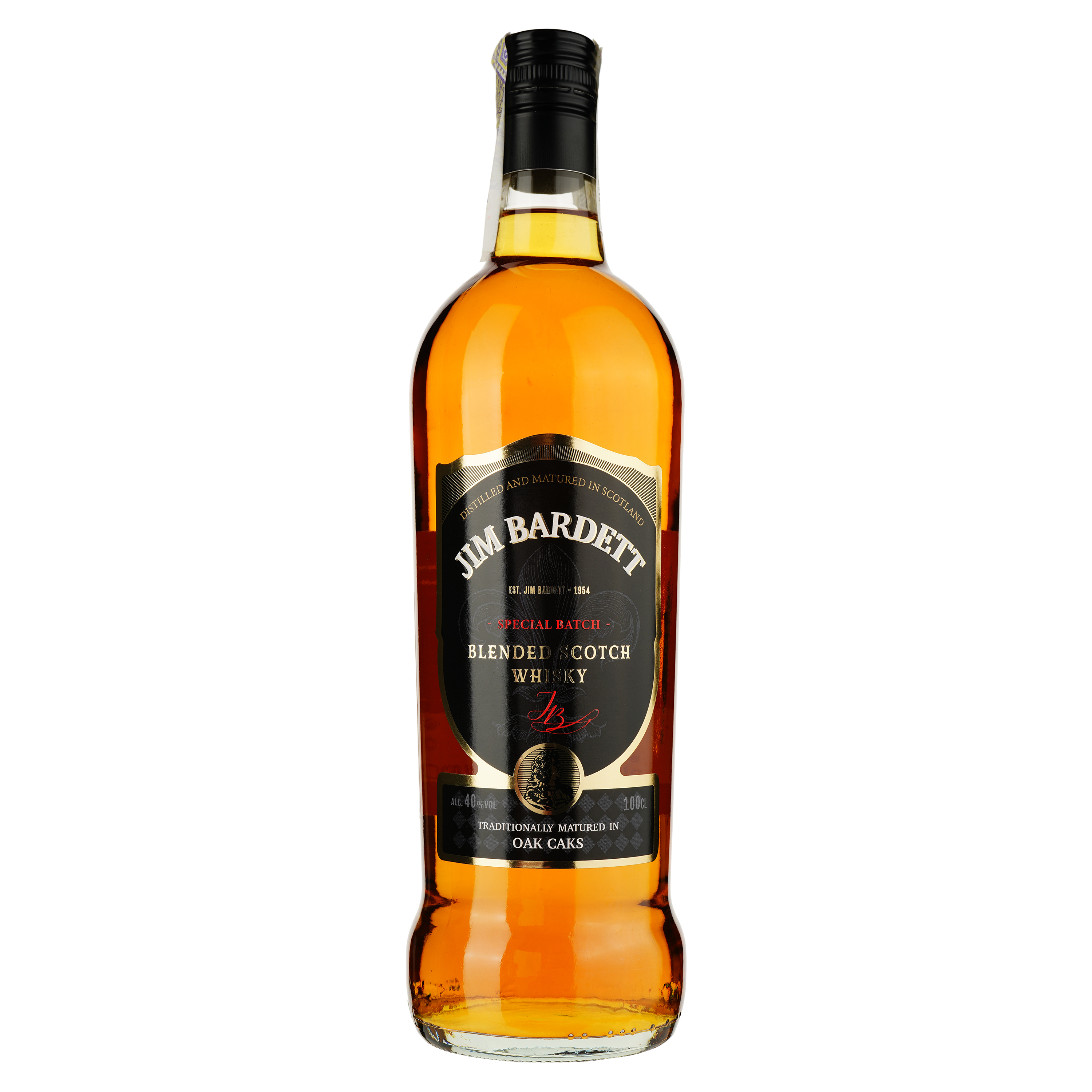 Віскі Jim Bardett Blended Scotch Whisky, 40%, 1 л - фото 1
