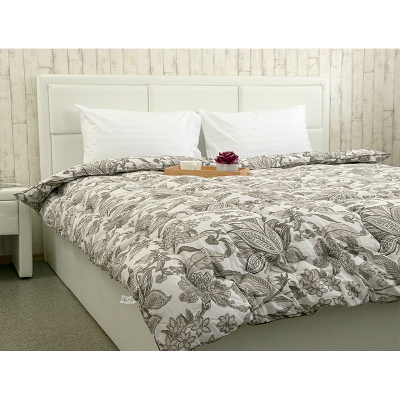Одеяло шерстяное Руно Luxury, евростандарт, бязь, 220х200 см, бежевое (322.02ШУ_Luxury) - фото 7