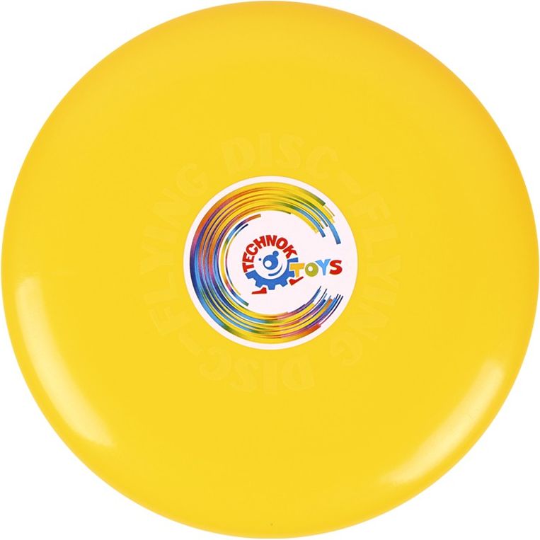 Игрушка ТехноК Летающая тарелка желтый (2131) - фото 1