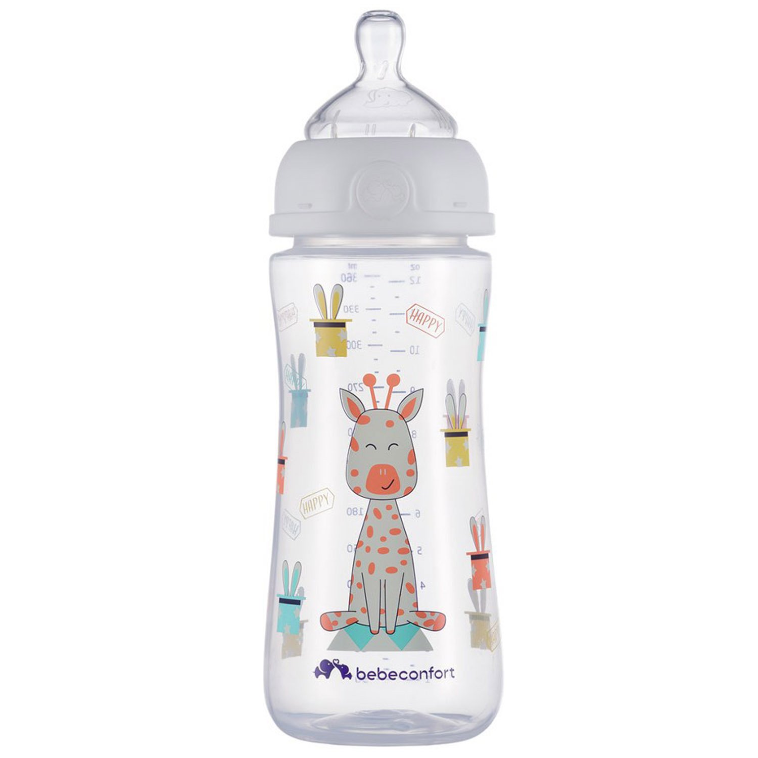 Пляшечка для годування Bebe Confort Emotion PP Bottle, 360 мл, біла (3102202020) - фото 1