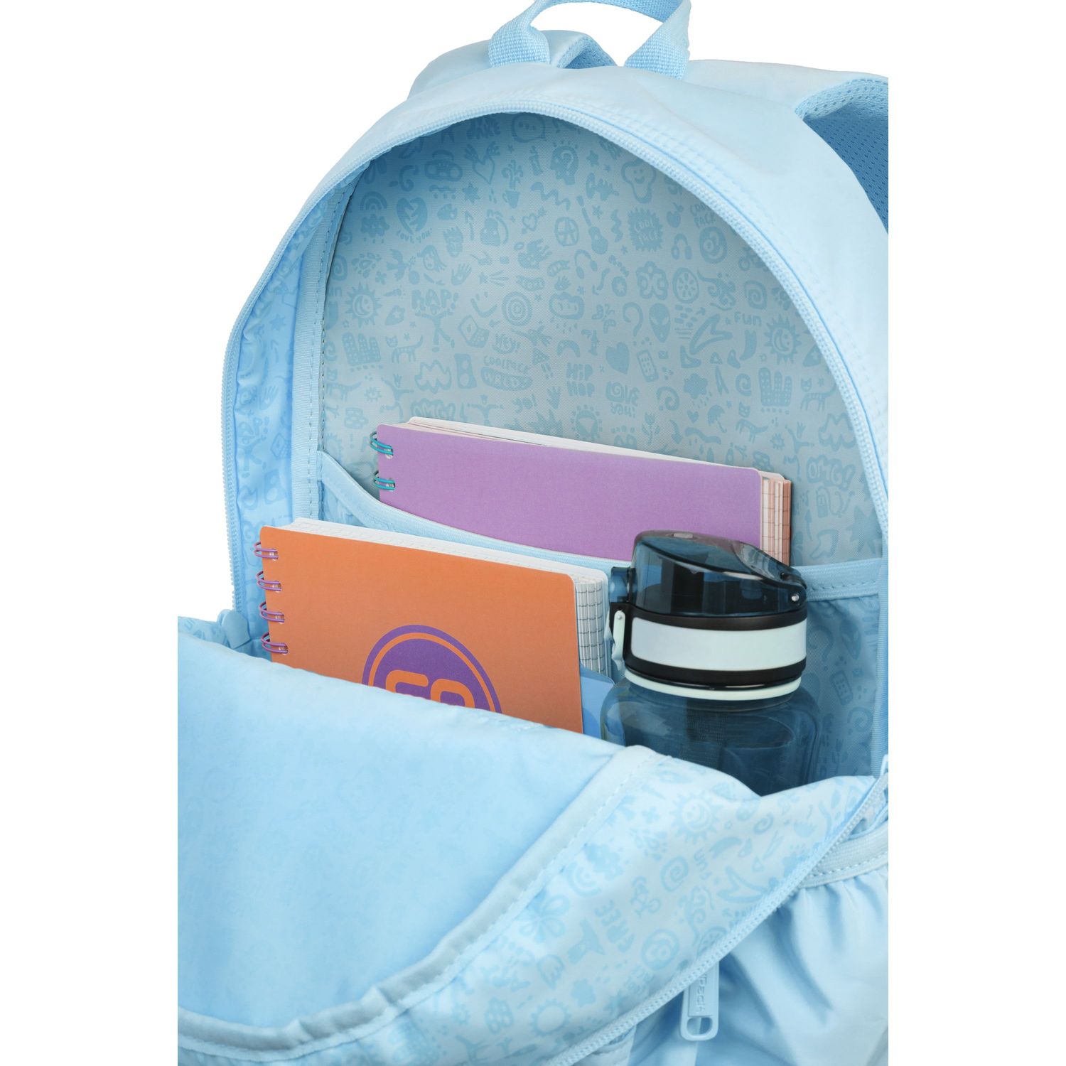 Рюкзак CoolPack Rіder Powder Blue, 24 л, 40x28x12 см (F109646) - фото 6