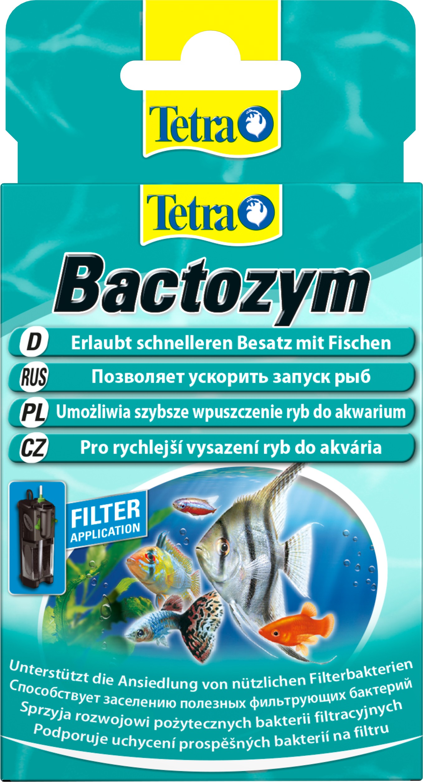 Фото - Прочее для аквариумов Tetra Засіб для стабілізації біологічної рівноваги в акваріумі  Bactozym, 1 