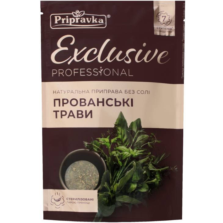 Приправа Приправка Exclusive Professional Прованські трави, 30 г (574012) - фото 1