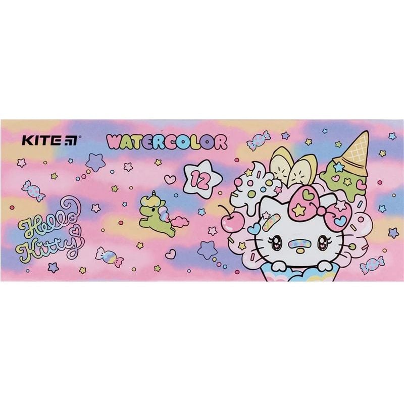 Краски акварельные Kite Hello Kitty 12 цветов (HK23-041) - фото 1