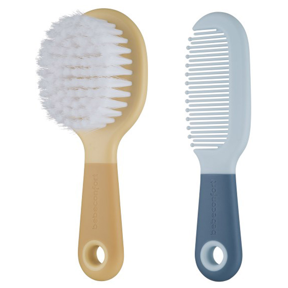 Набор для ухода за волосами Bebe Confort Brush and Comb Sweet Artic: расческа + щетка с зеркальцем (3106209700) - фото 1