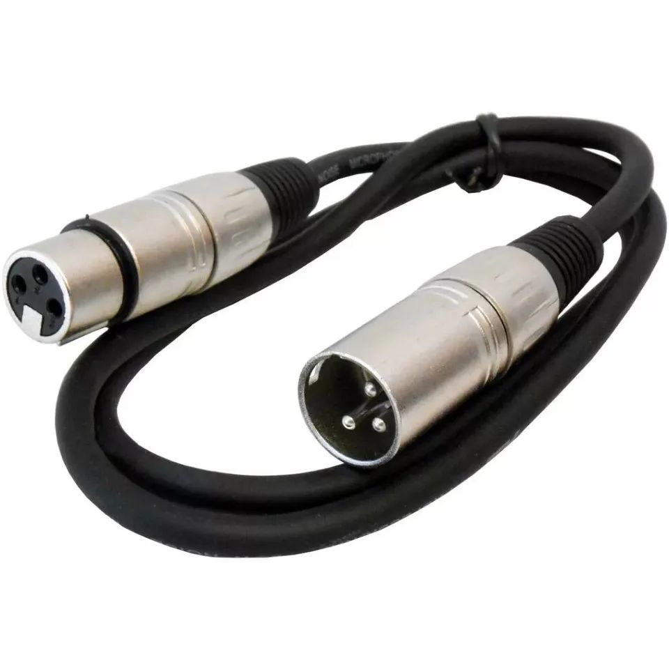 Готовый микрофонный кабель BiG XLR male - XLR female ELIT-001 1.5м - фото 1