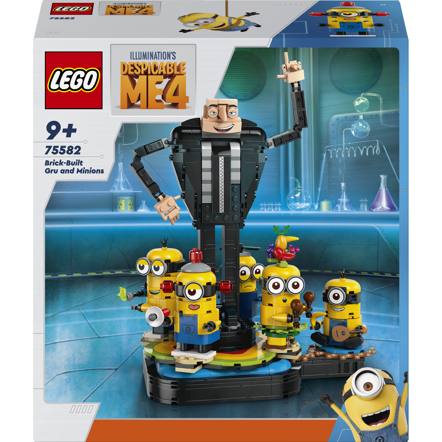 Конструктор LEGO Despicable Me Ґру й посіпаки з кубиків 839 деталей (75582) - фото 1