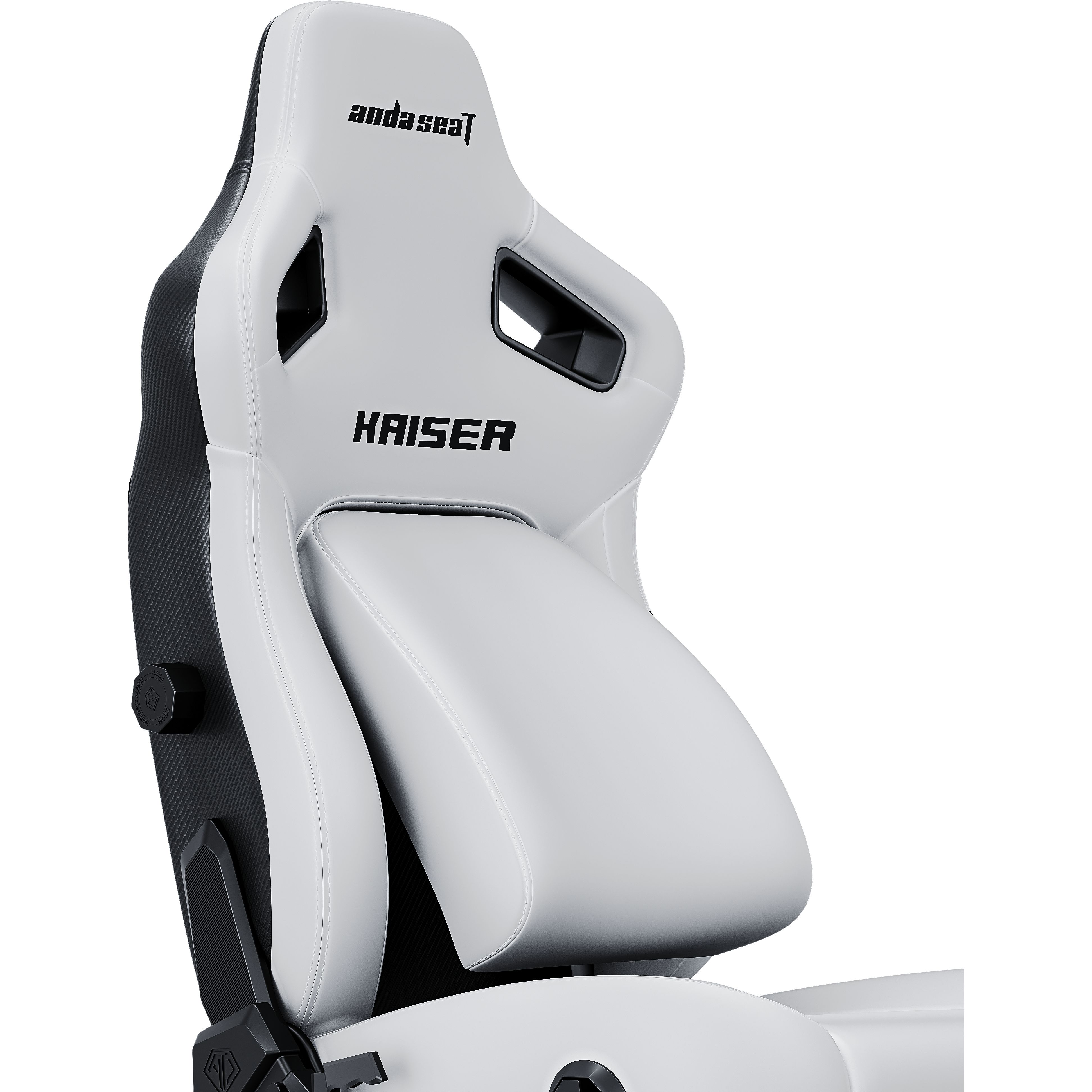 Кресло игровое Anda Seat Kaiser 4 Size XL White Premium PVC (AD12YDDC-XLL-20-W-PV/C) - фото 5