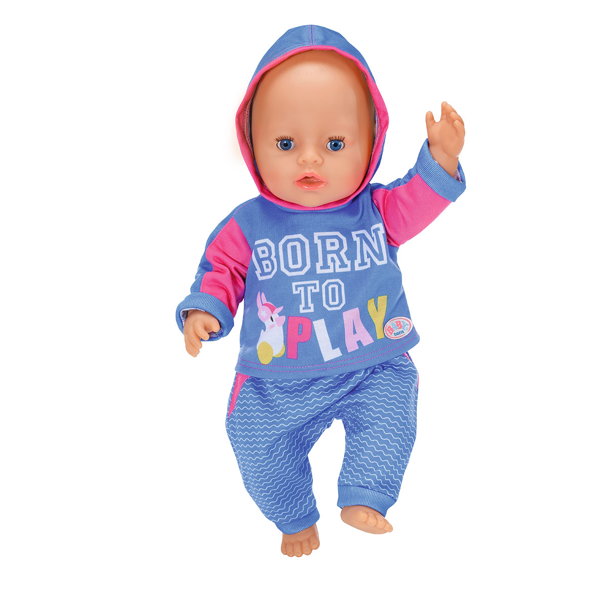 Набір одягу для ляльки Baby Born Спортивний костюм блакитний (830109-2) - фото 3