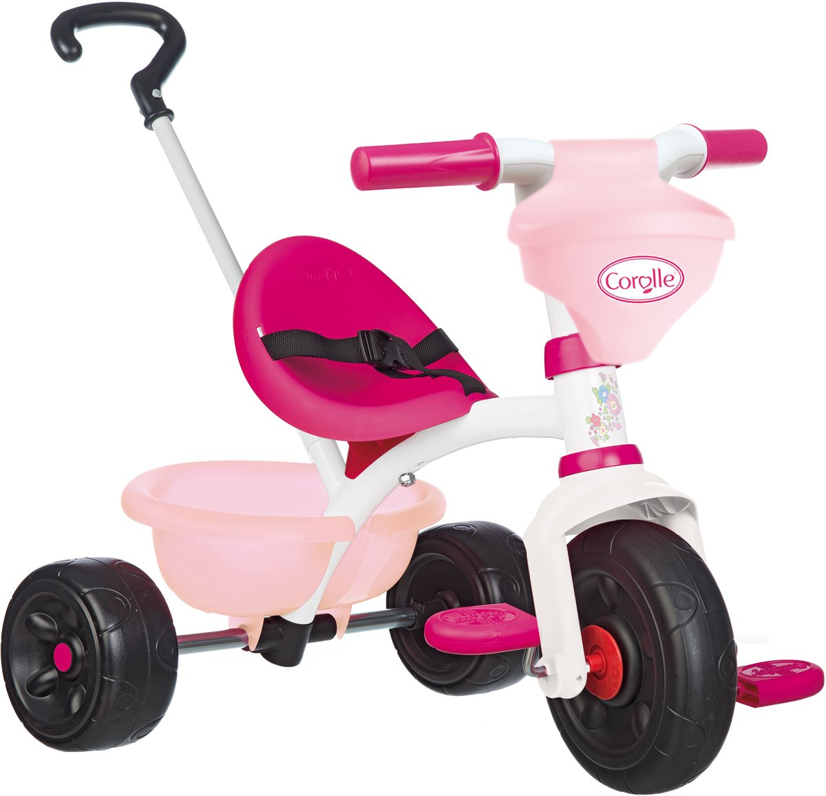 Триколісний велосипед Smoby Toys Corolle Be Fun, рожевий (740329) - фото 1
