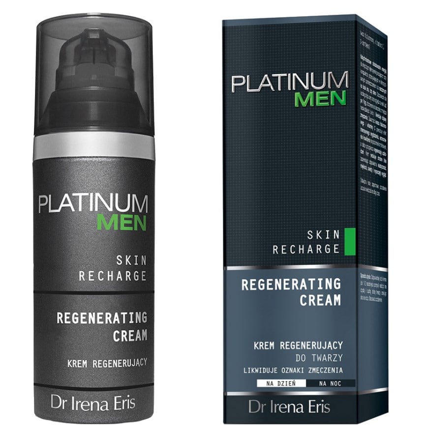 Крем для лица Dr Irena Eris Platinum Men Regenerating Cream, восстанавливающий, 50 мл - фото 2