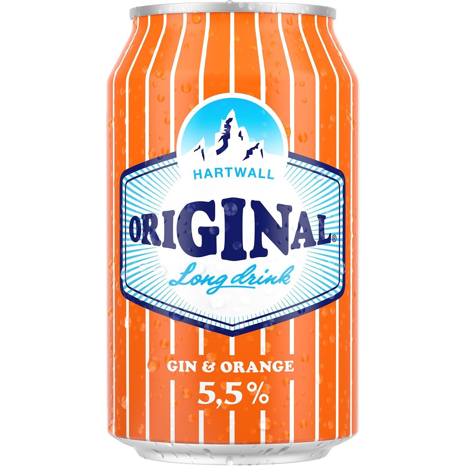 Напиток слабоалкогольный Original Long Drink Gin & Orange 5.5% 0.33 л ж/б - фото 1