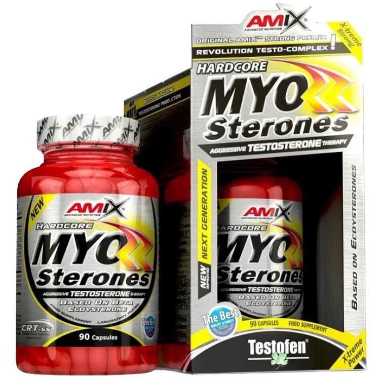 Комплекс для ускорения мышечного роста Amix Myosterones with Testofen 90 капсул - фото 1