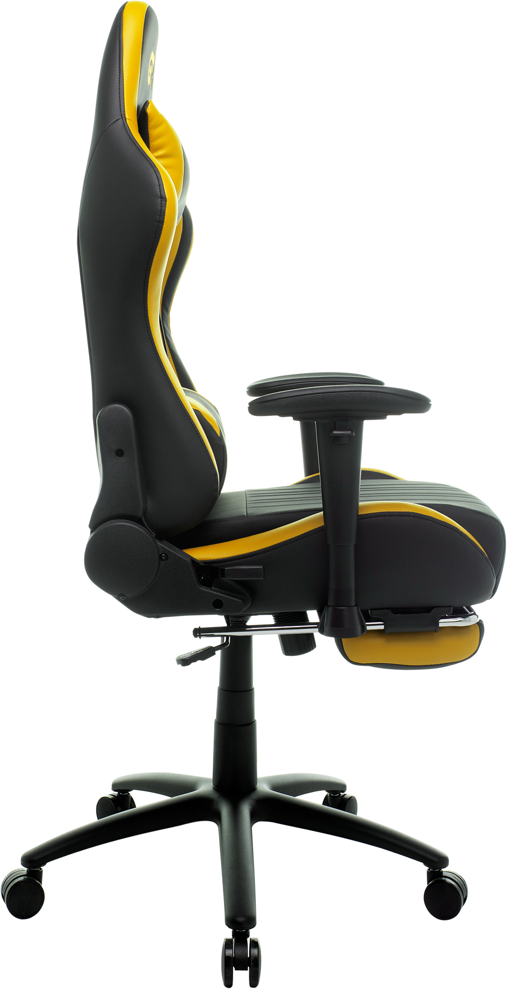 Геймерське крісло GT Racer чорне з жовтим (X-2534-F Black/Yellow) - фото 4