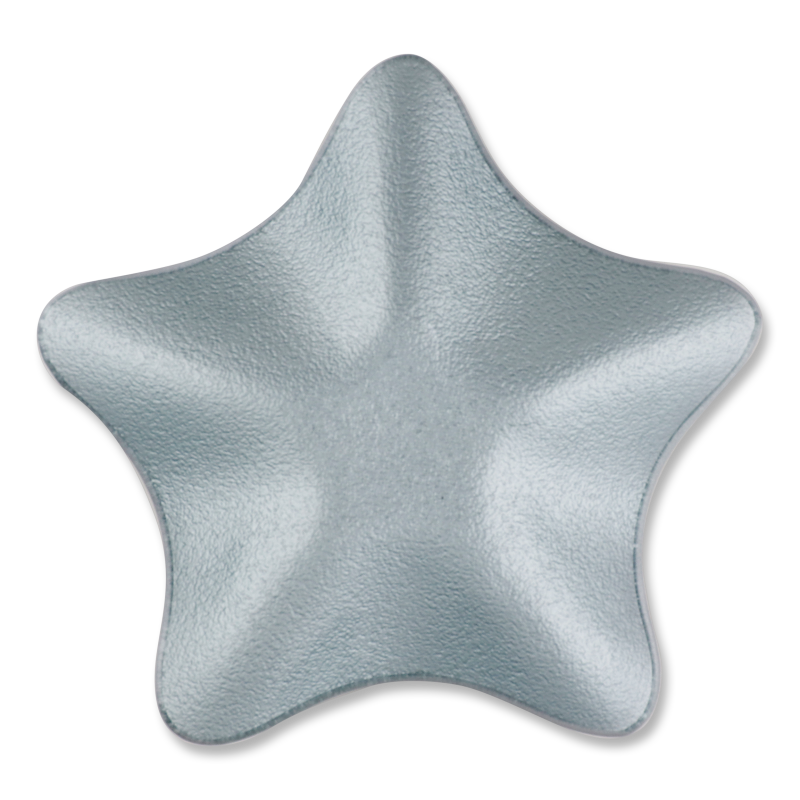 Тарелка Offtop Звезда, серый (854980) - фото 1