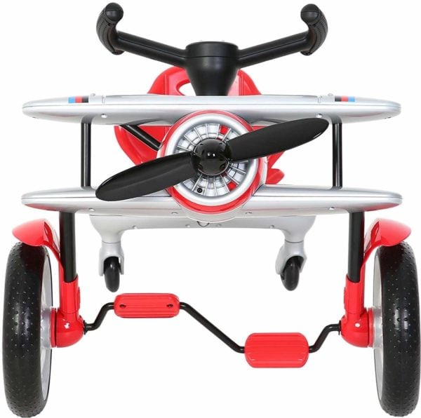Детский велокарт Rollplay Go-Kart Planedo, серебристый (46554) - фото 3