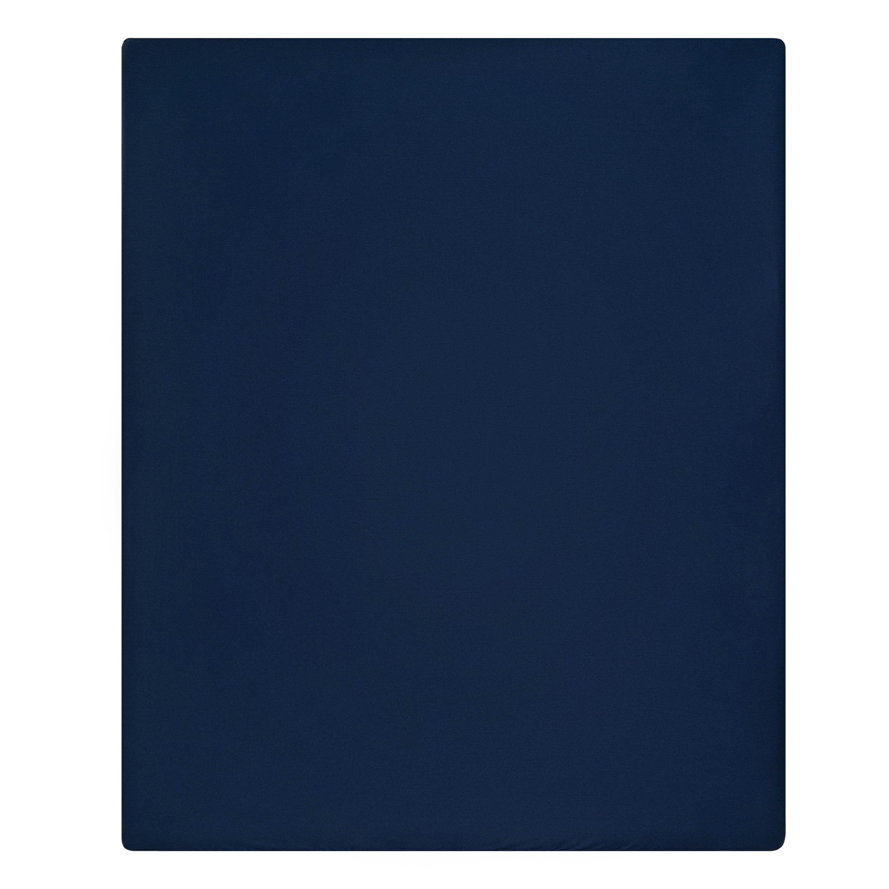 Простыня на резинке Ardesto Mix&Match сатин 160х200+30 см синяя (ART1620FSN) - фото 3