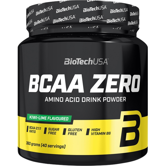 Амінокислота BioTech BCAA Zero Kiwi-lime 360 г - фото 1