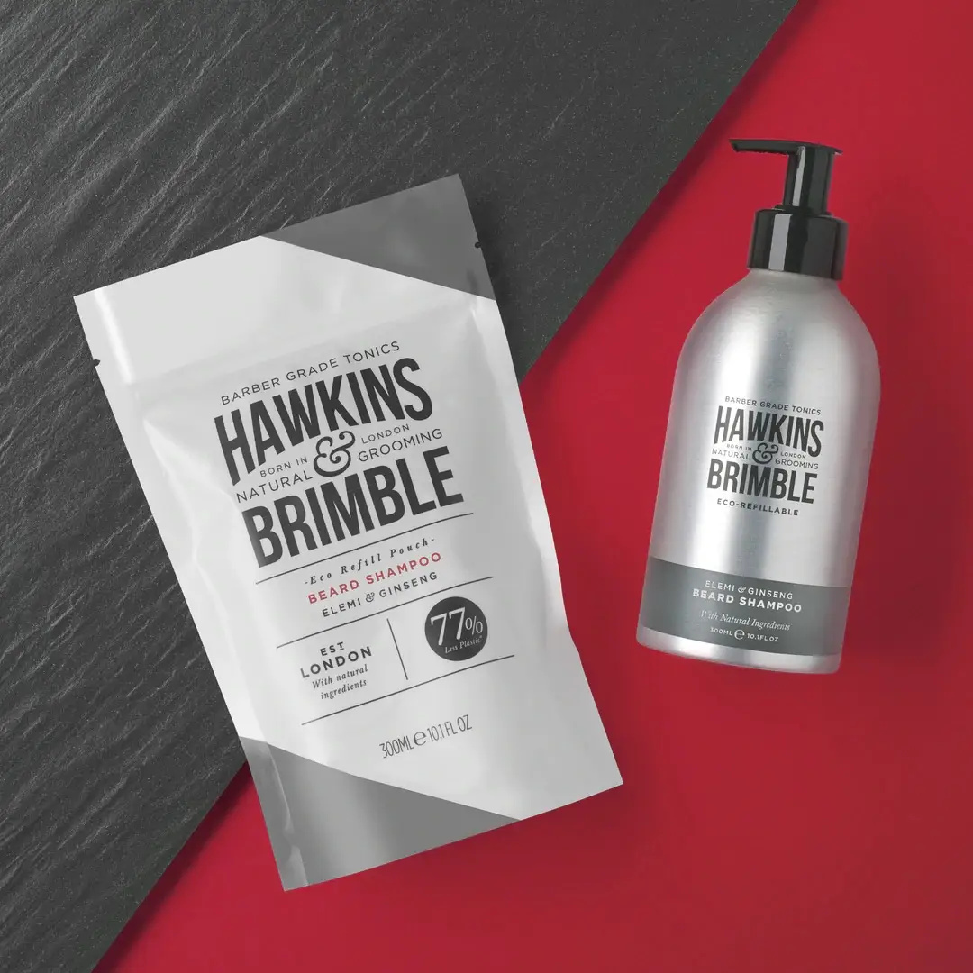 Шампунь для бороди Hawkins & Brimble Beard Shampoo Pouch 300 мл - фото 4