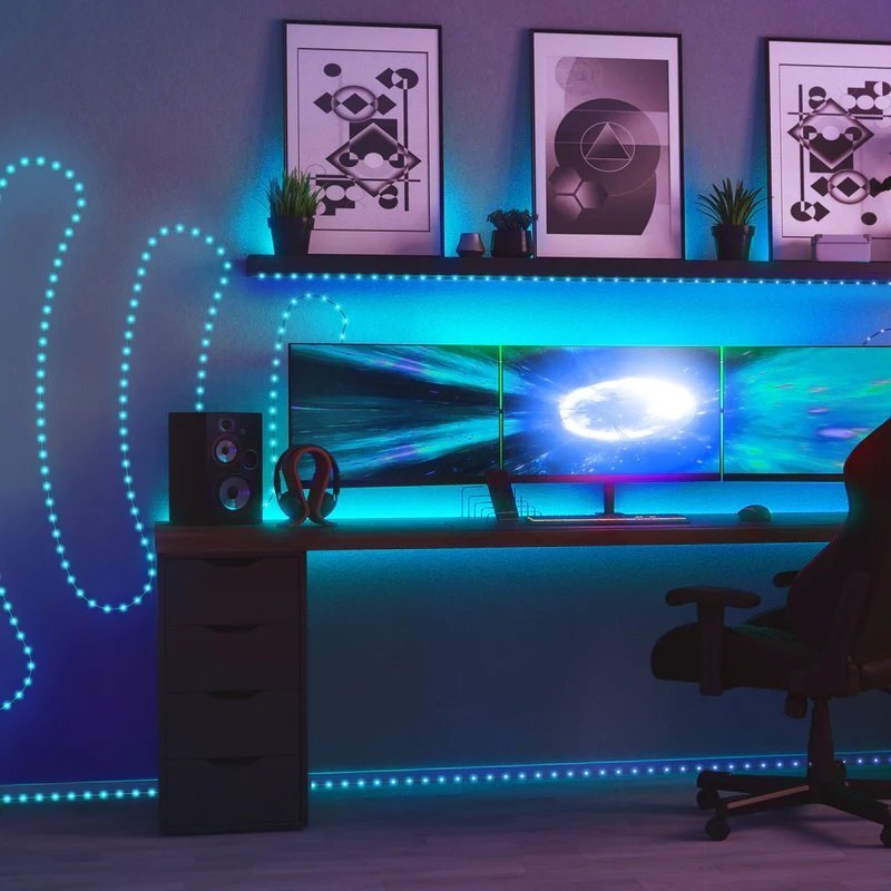 Гирлянда Twinkly Smart LED Dots Lights RGB 200 Gen II IP44, 10 м прозрачная (TWD200STP-BEU) - фото 6