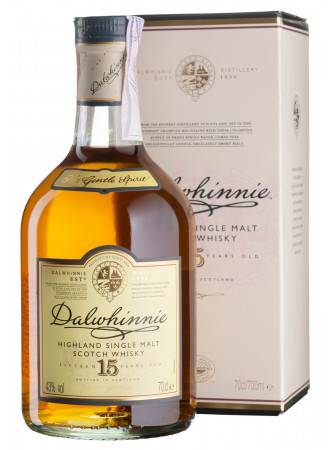 Виски Dalwhinnie 15 yo Single Malt Scotch Whisky 43% 0.7 л в подарочной упаковке - фото 1