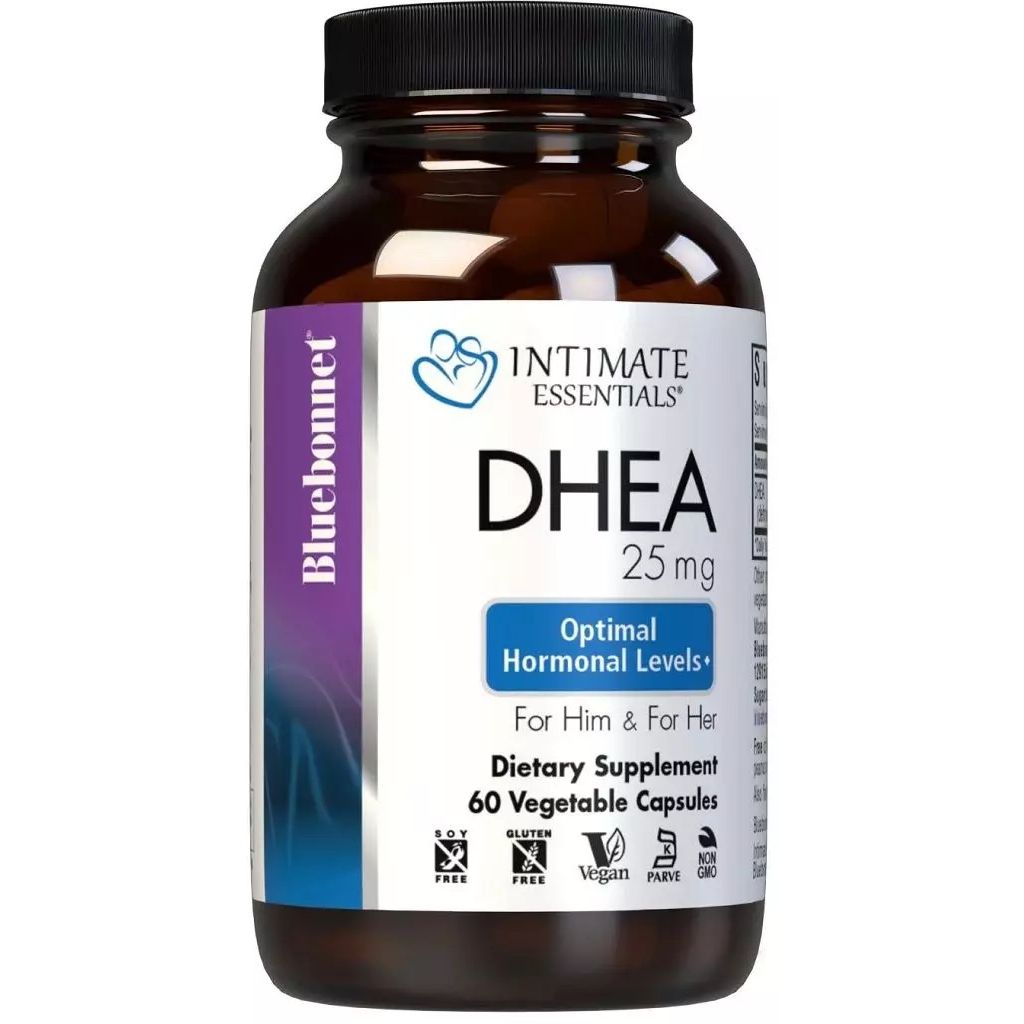 Дегидроэпиандростерон Bluebonnet Nutrition Intimate Essenitals DHEA 25 мг 60 вегетарианских капсул - фото 1