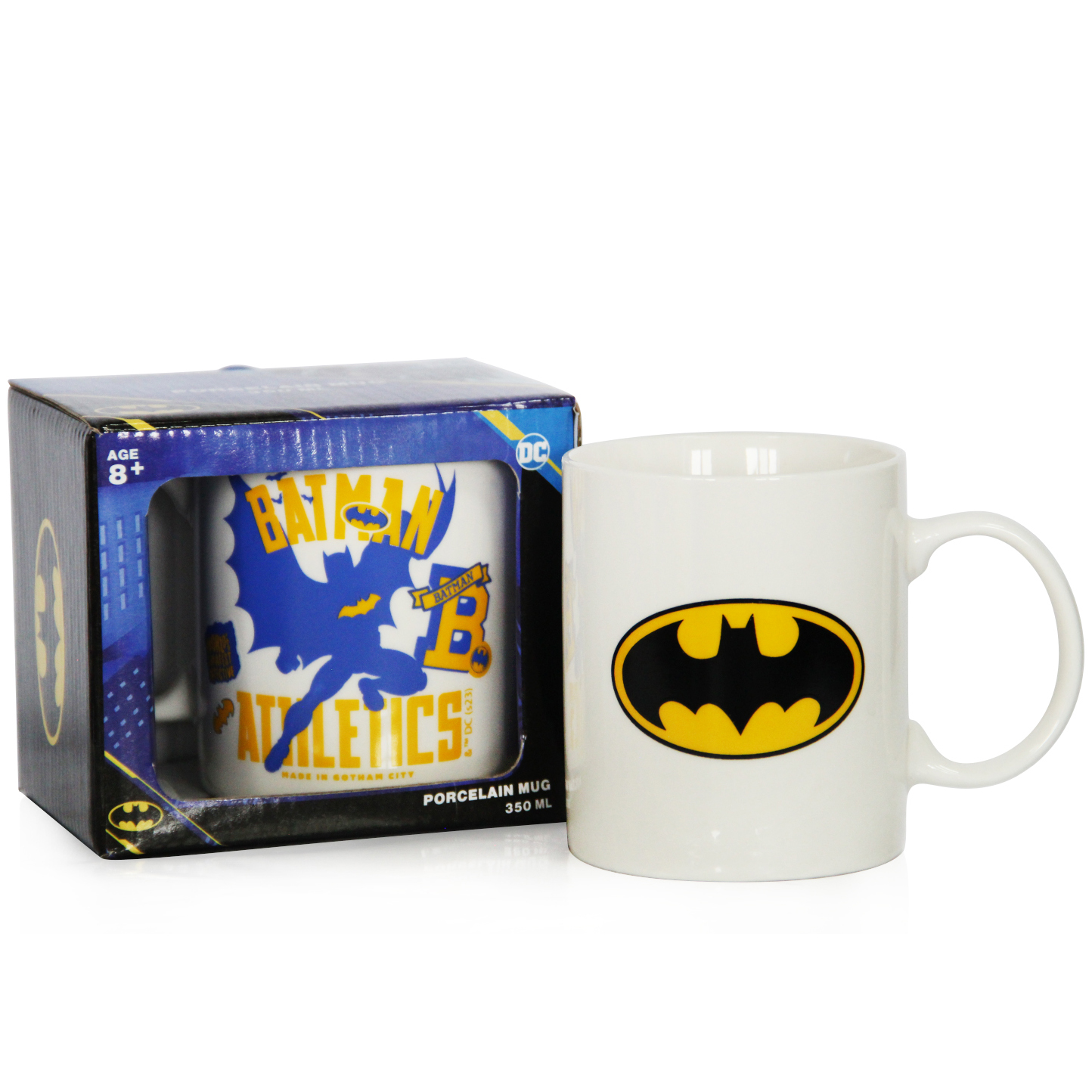 Чашка порцелянова Warner Bros Циліндр Batman Athletics 350 мл (76001598) - фото 5