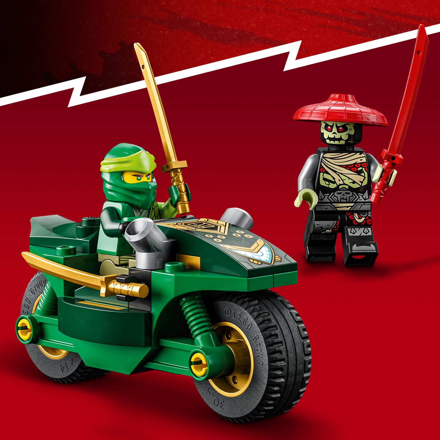 Конструктор LEGO NINJAGO Дорожный мотоцикл ниндзя Ллойда 794 деталей (71788) - фото 7