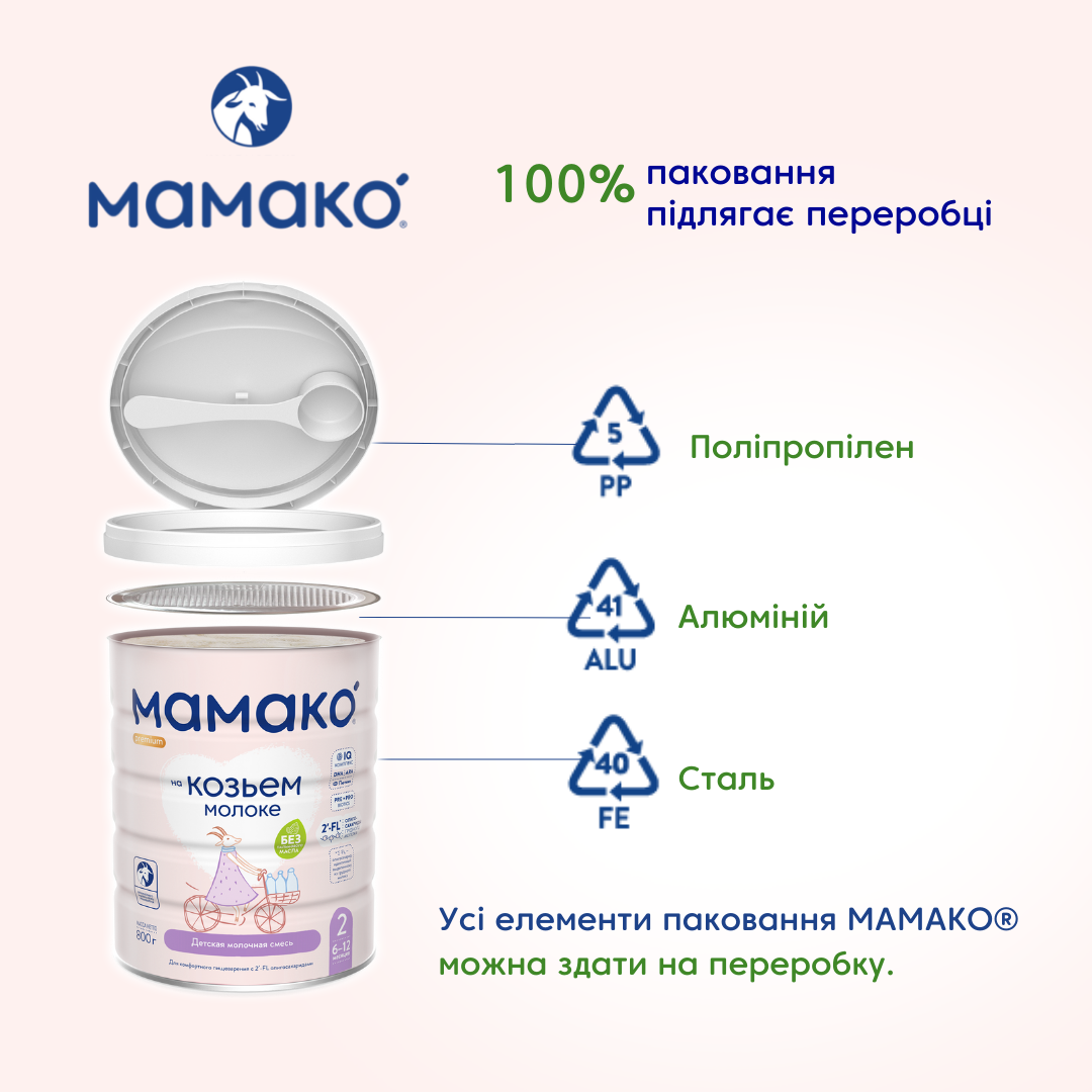 Суха молочна суміш МАМАКО Premium 2, 800 г - фото 14