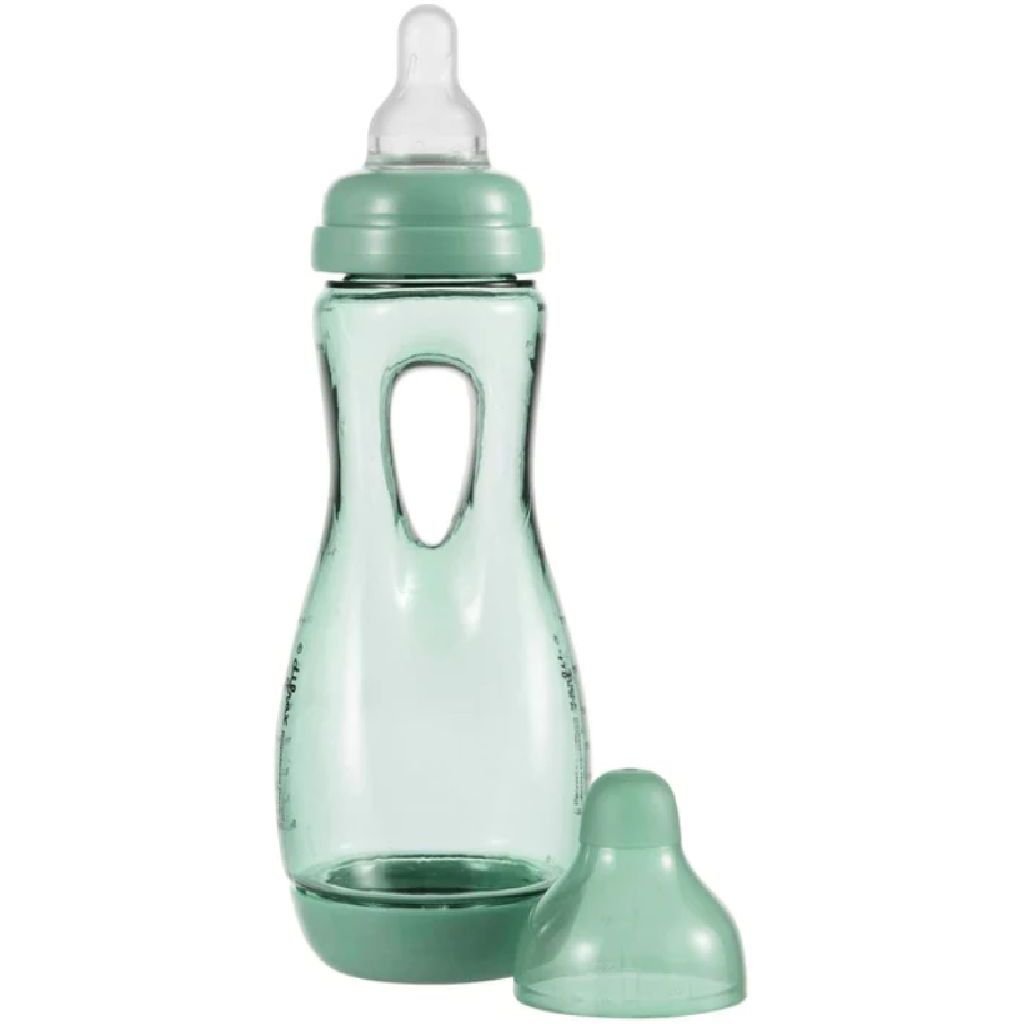 Антиколиковая бутылочка Difrax Sage с силиконовой соской и проемом для держания 240 мл (193 Sage) - фото 1
