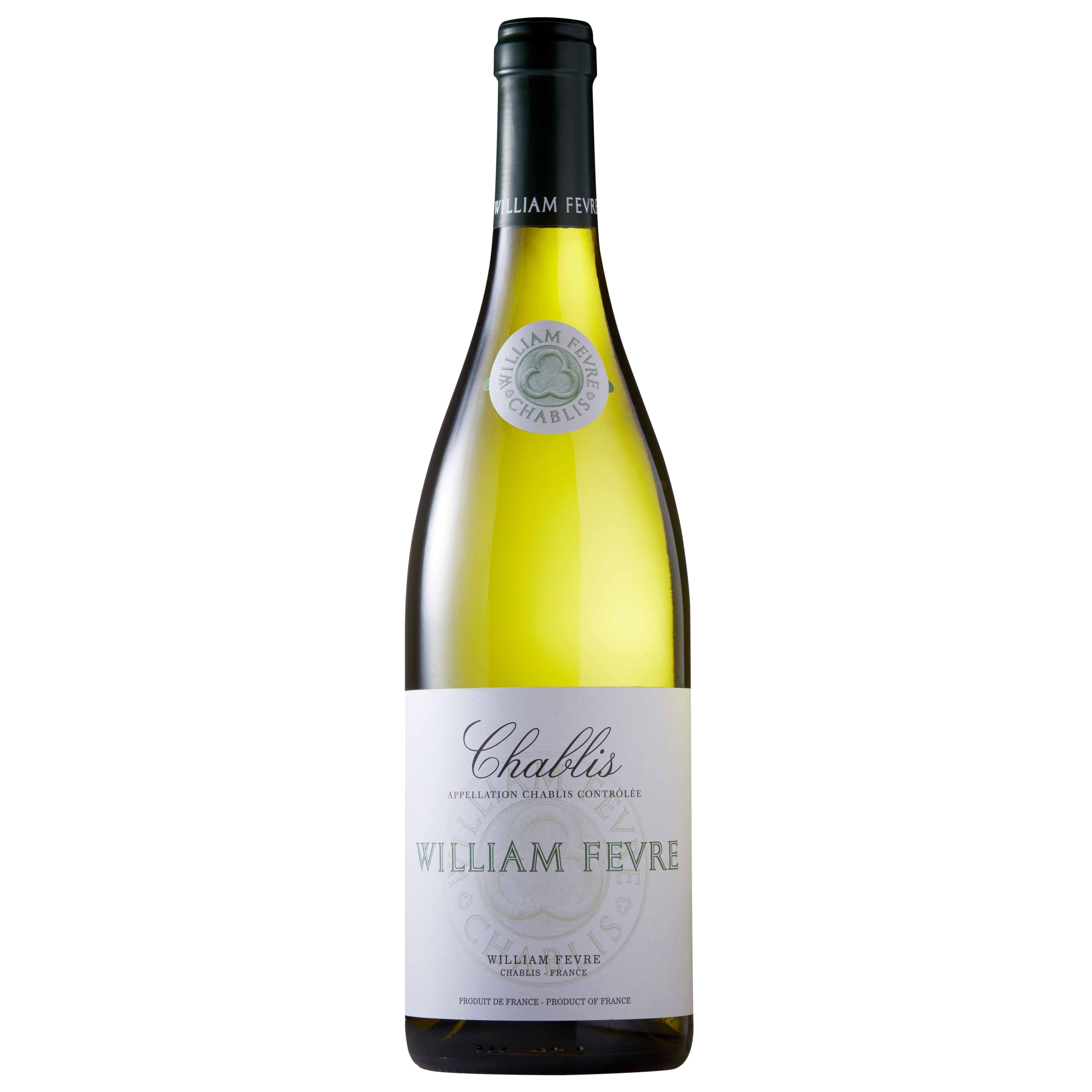 Вино Domaine William Fevre Chablis, біле, сухе, 13%, 0,75 л (37688) - фото 1