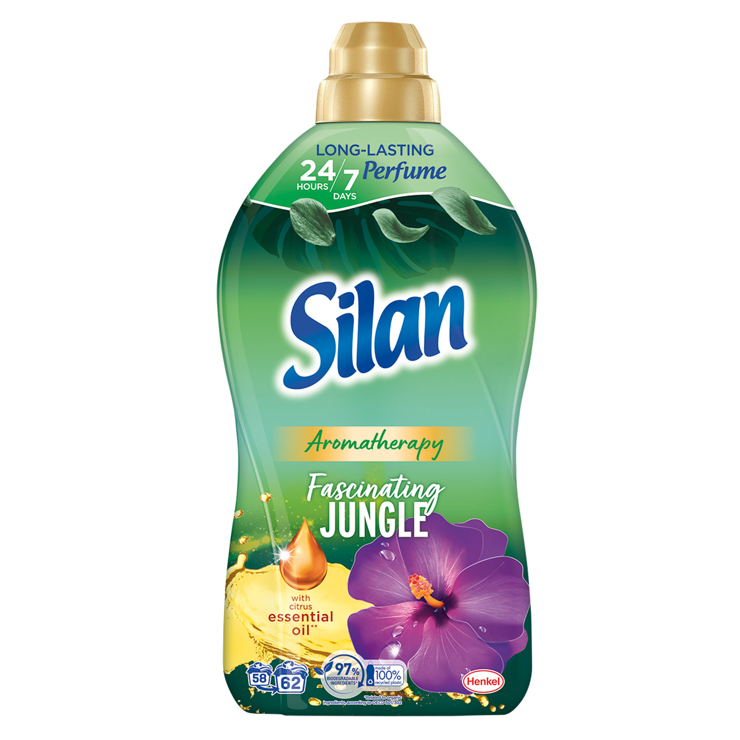 Ополіскувач для білизни Silan Aromatherapy Fascinating Jungle, 1364 мл - фото 1