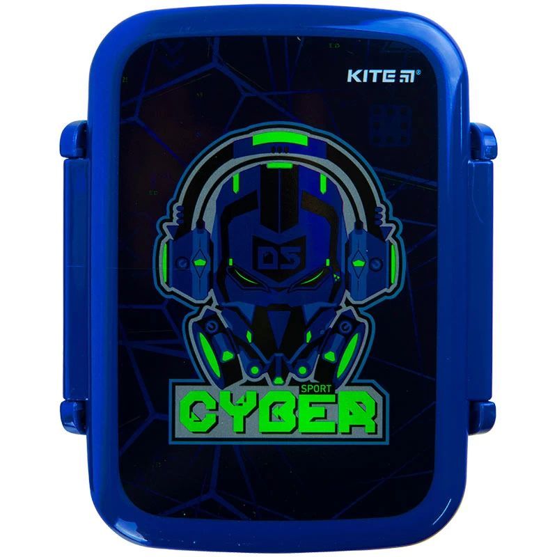 Ланч-бокс Kite Cyber 420 мл синій (K22-160-2) - фото 2