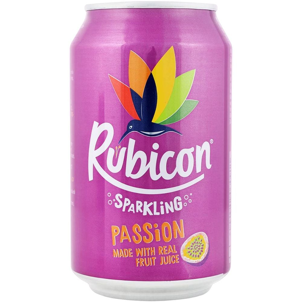 Напій Rubicon Sparkling Passion Fruit безалкогольний 330 мл (826254) - фото 1