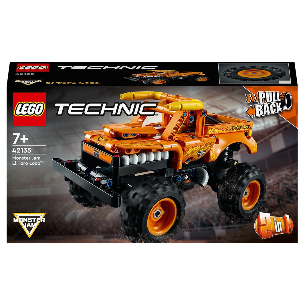 Конструктор LEGO Technic 2в1 Monster Jam и El Toro Loco, 247 деталей (42135) - фото 1