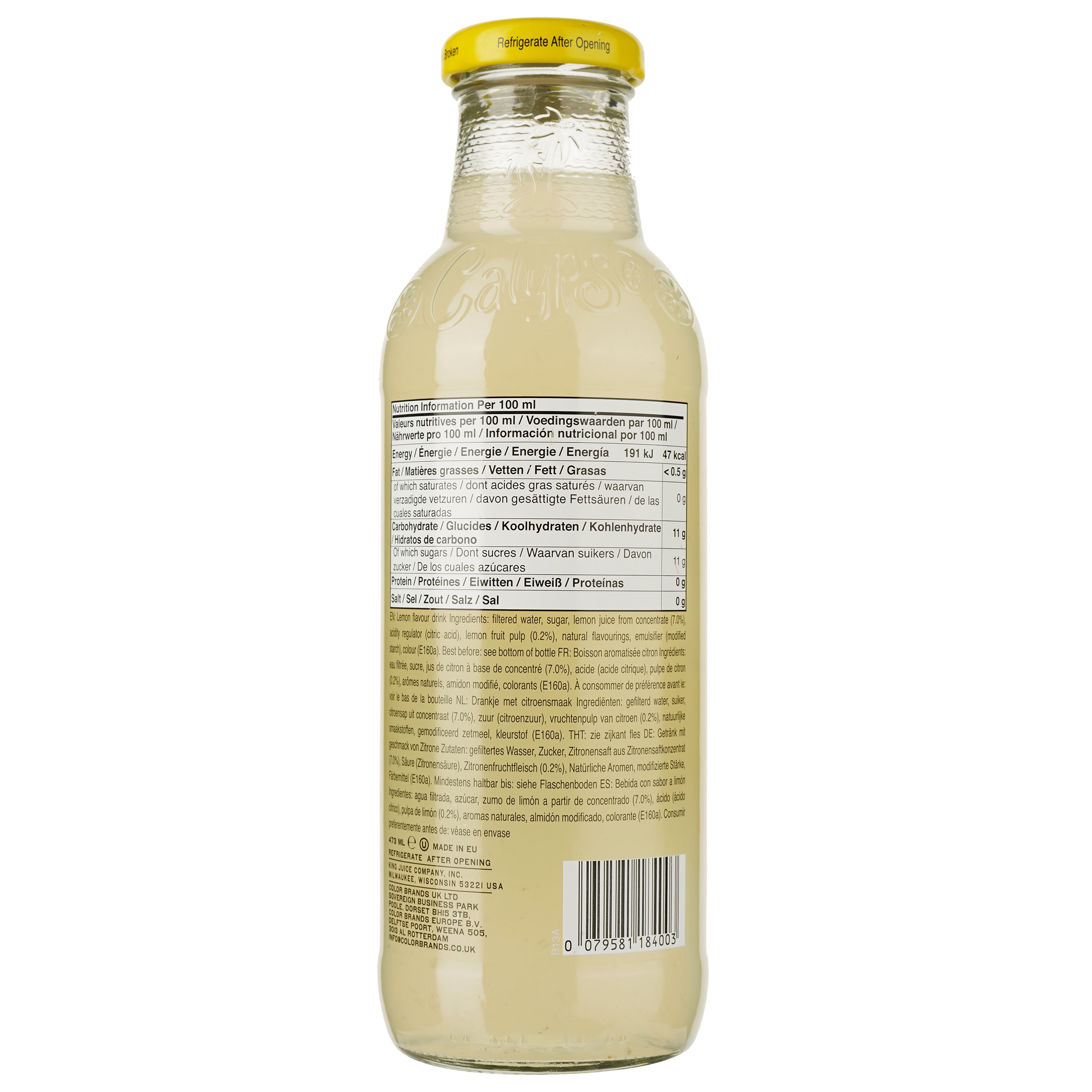 Напиток Calypso Original Lemonade безалкогольный 473 мл (896715) - фото 3