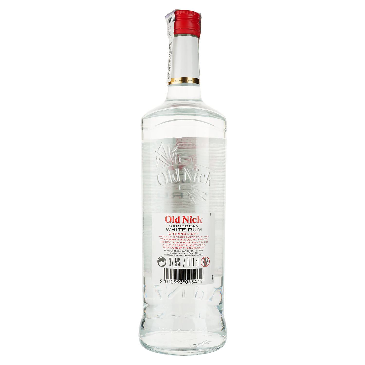 Ром Old Nick Caribbean White Rum 37.5% 1 л - фото 2