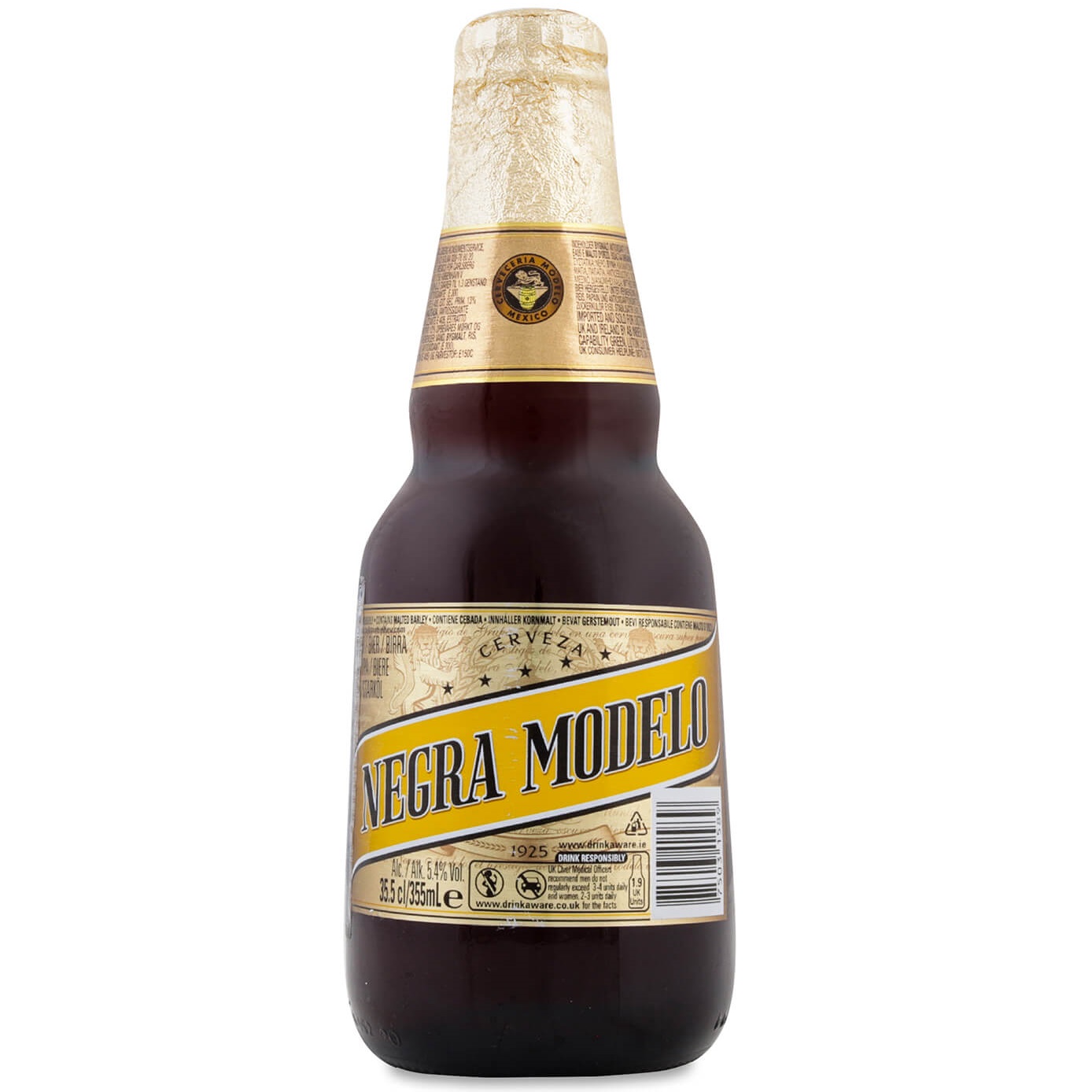 Пиво Modelo Negra темное, фильтрованное, 5,4%, 0,355 л (454455) - фото 1
