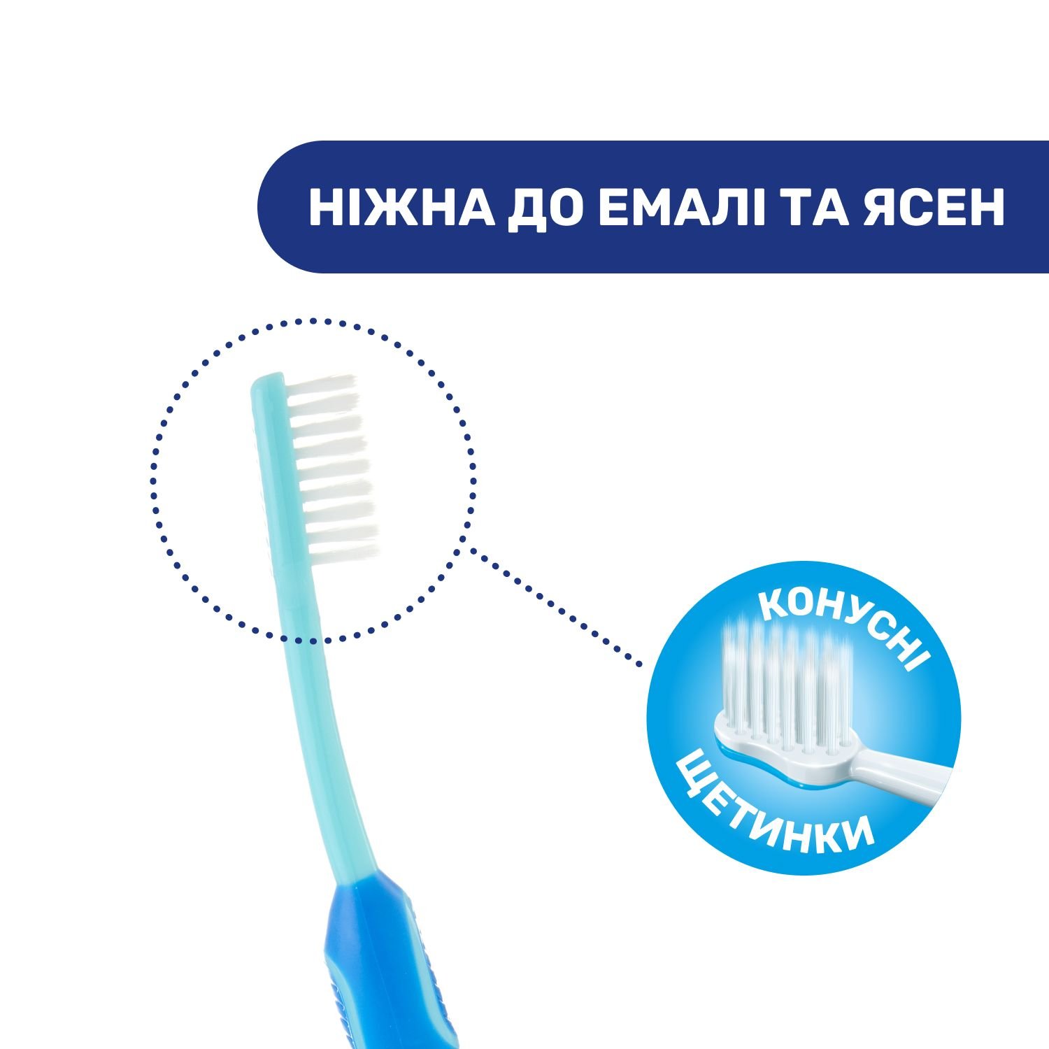 Дитяча зубна щітка Chicco для молочних зубів Левеня, синій, 3-6 років (09079.20.10) - фото 4