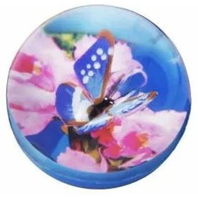 М᾽ячик-стрибунець Goki Метелик, синій (16019G-1) - фото 1