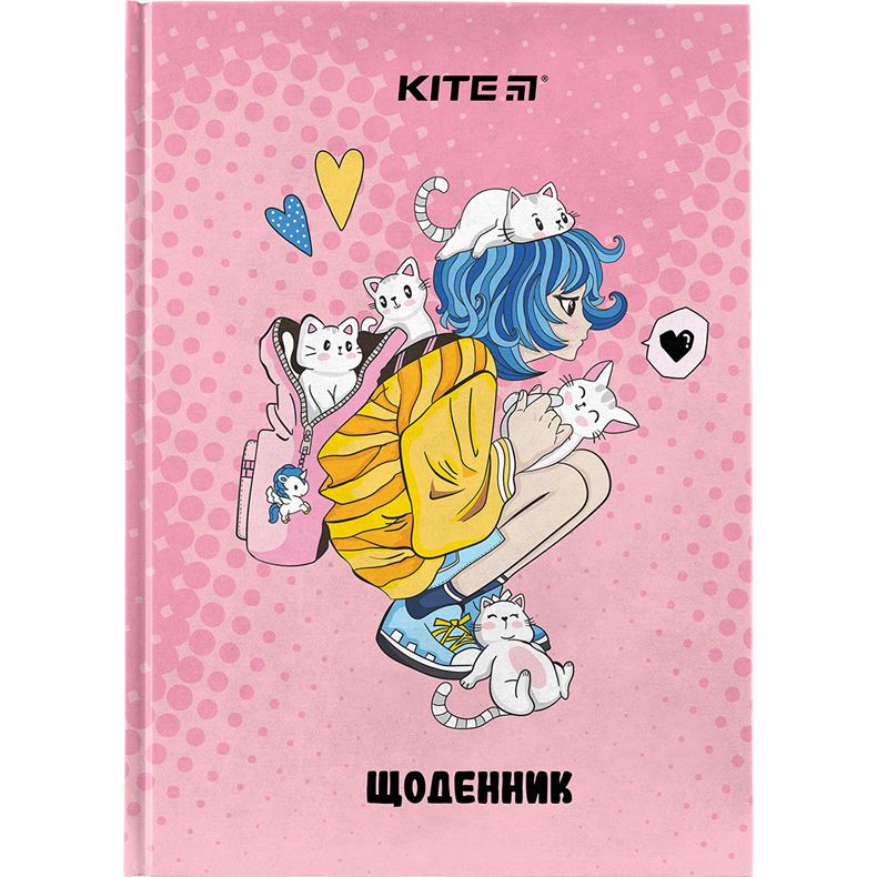 Щоденник шкільний Kite Cats K24-262-1 - фото 1
