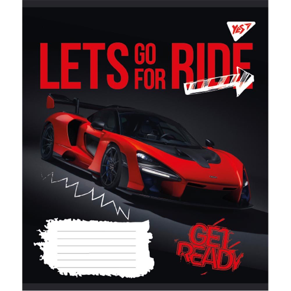 Зошит загальний Yes Lets Go For Ride, A5, в клітинку, 36 листів - фото 4