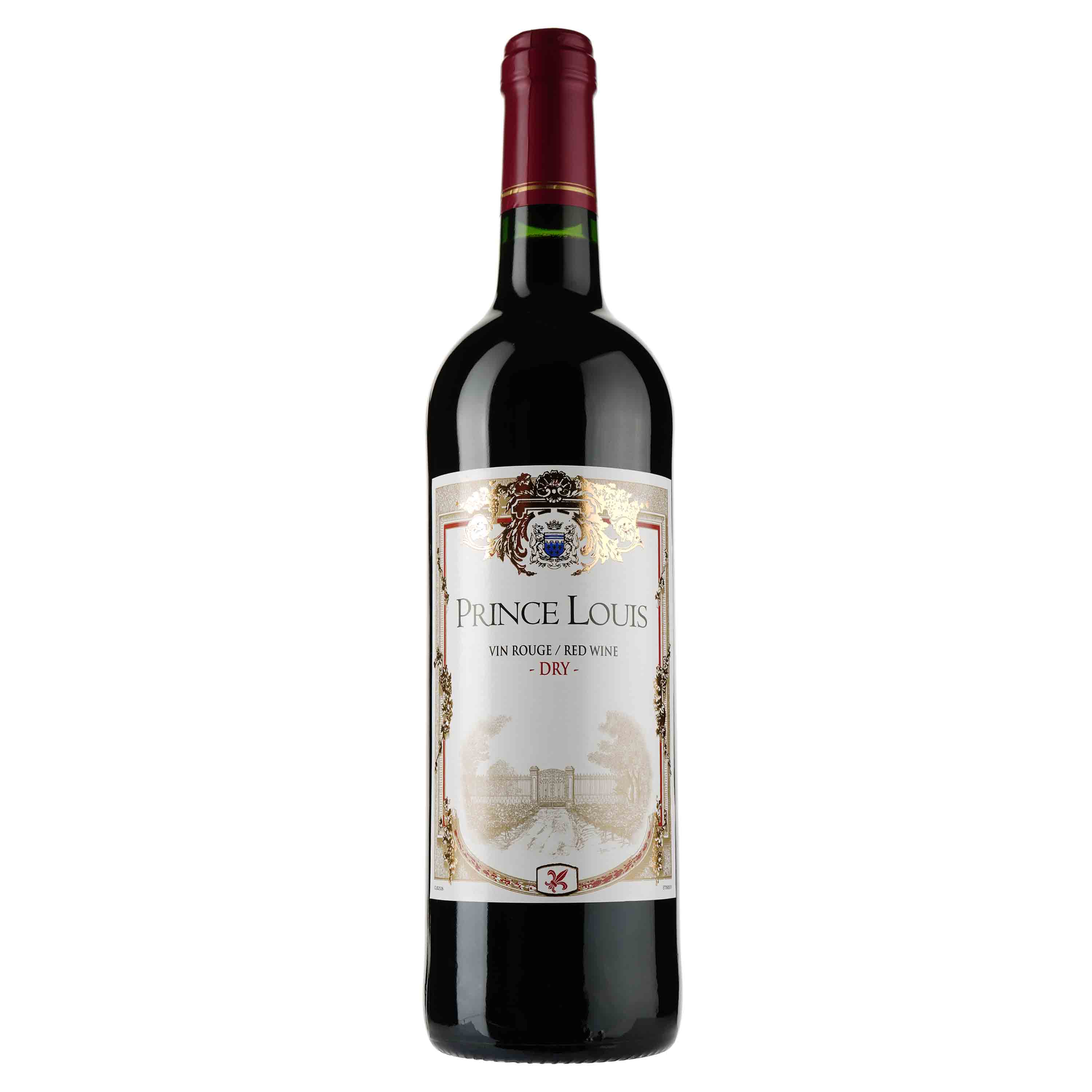 Вино Prince Louis Rouge Dry, червоне, сухе, 11%, 0,75 л (1312940) - фото 1