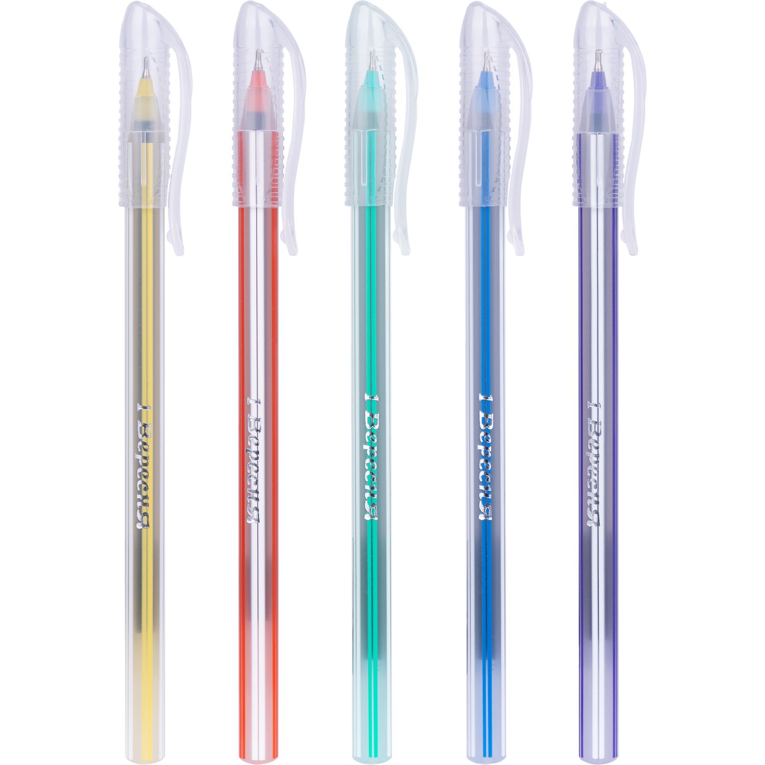 Ручка шариковая 1 Вересня Softy синие чернила упаковка 30 шт. (411054) - фото 1