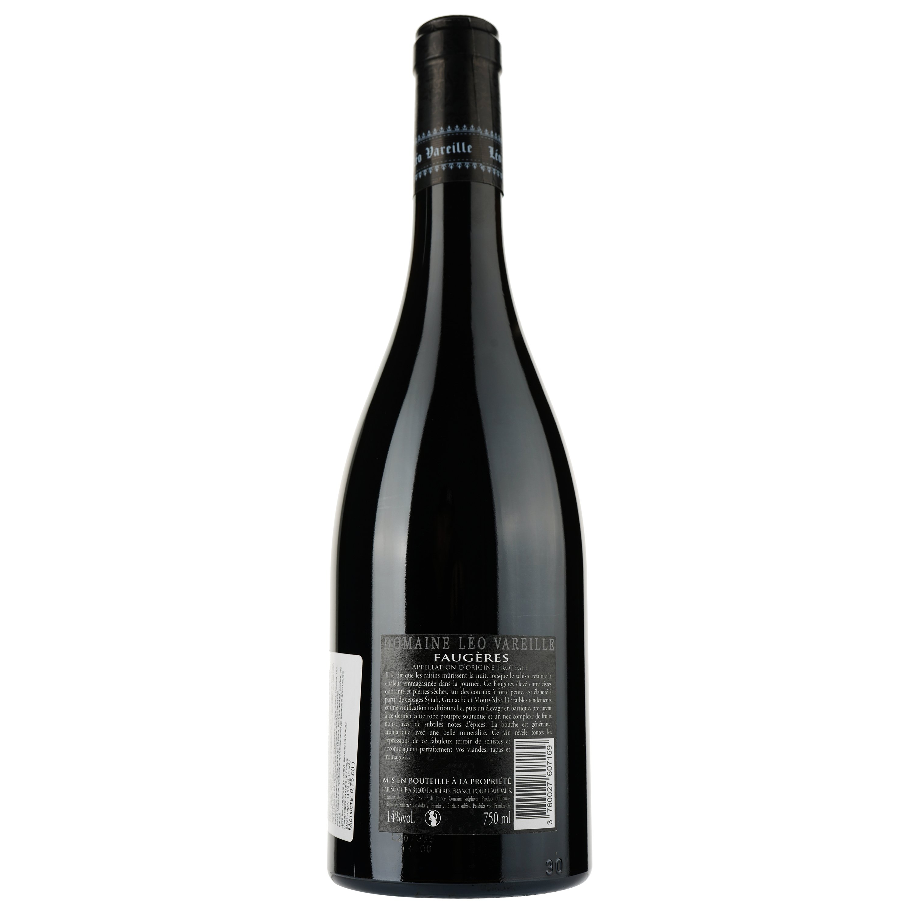 Вино Leo Vareille Mica-Schistes 2019 Rouge AOP Faugeres, красное, сухое, 0,75 л - фото 2