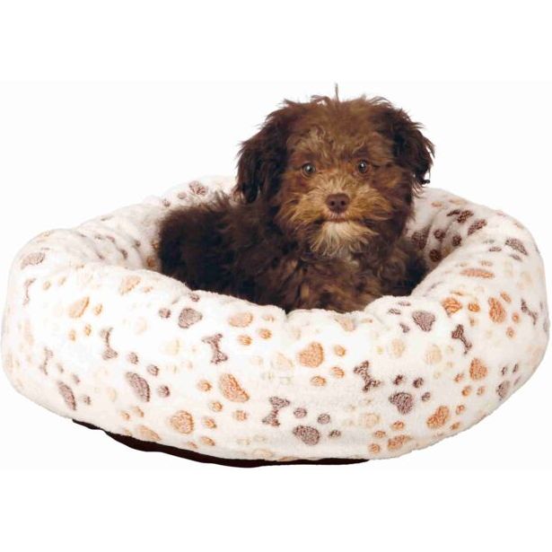 Лежак для собак Trixie Lingo, плюшевий, 50х40 см, білий з бежевим - фото 2