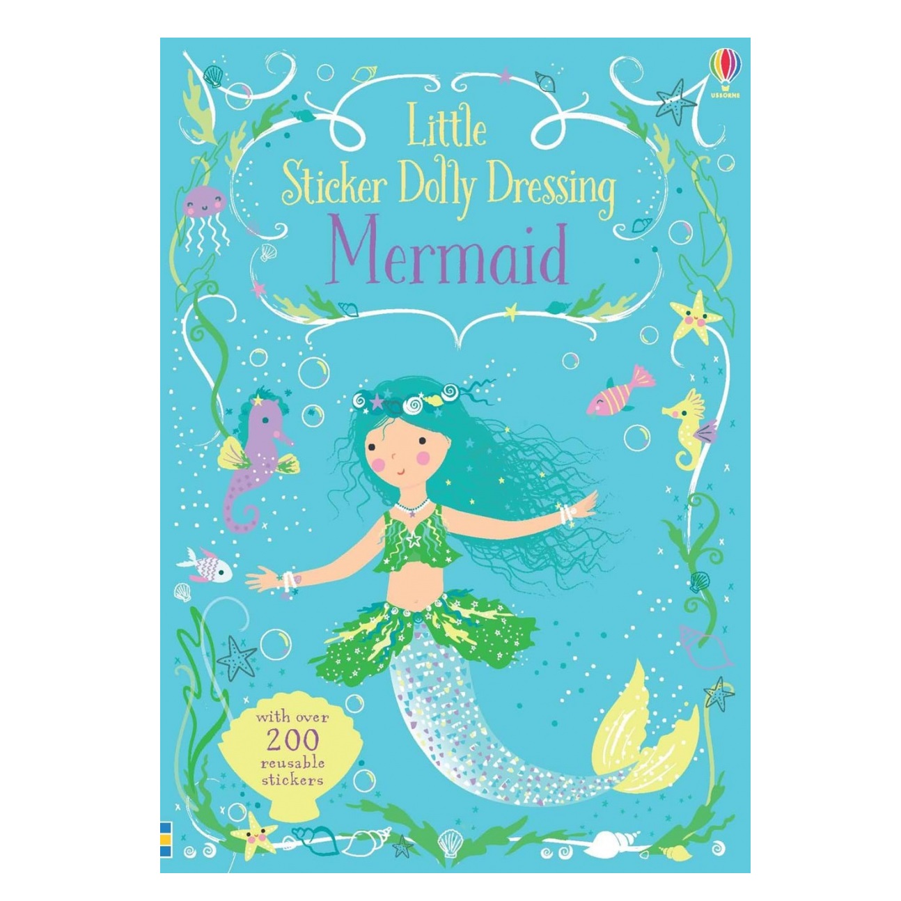 Little Sticker Dolly Dressing Mermaid – Fiona Watt, англ. мова (9781474921855) - фото 1