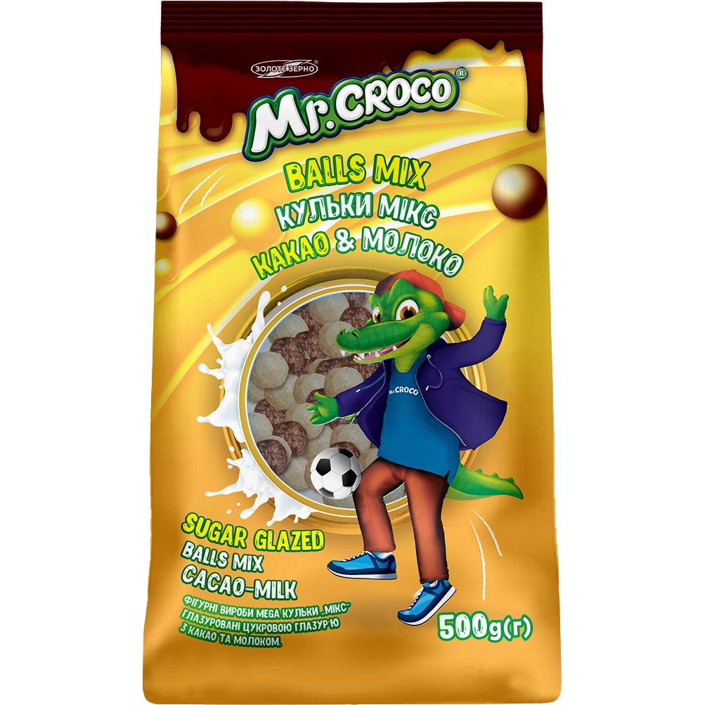 Кульки Mr. Croco Мікс какао з молоком 500 г - фото 1